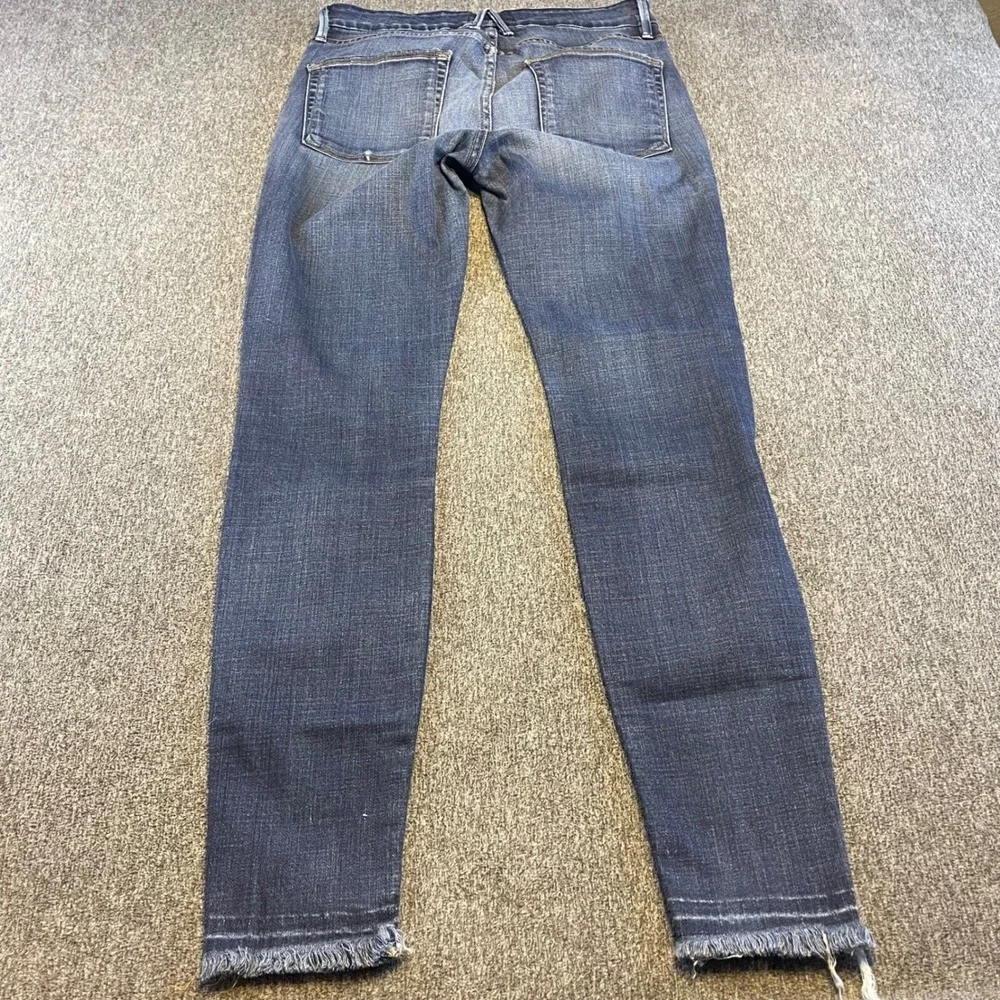 Good American Jeans Slim Fit‎ Frayed Hem Dark Wash Denim Mens Size